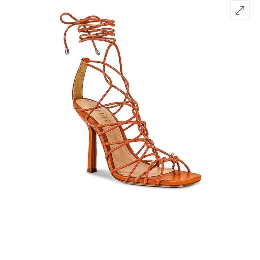 Schutz Heyde sandal in orange